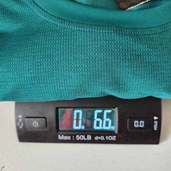 Athletic Works Men's Breathable Jacquard Tee Size Medium, Green - Picture 9 of 9